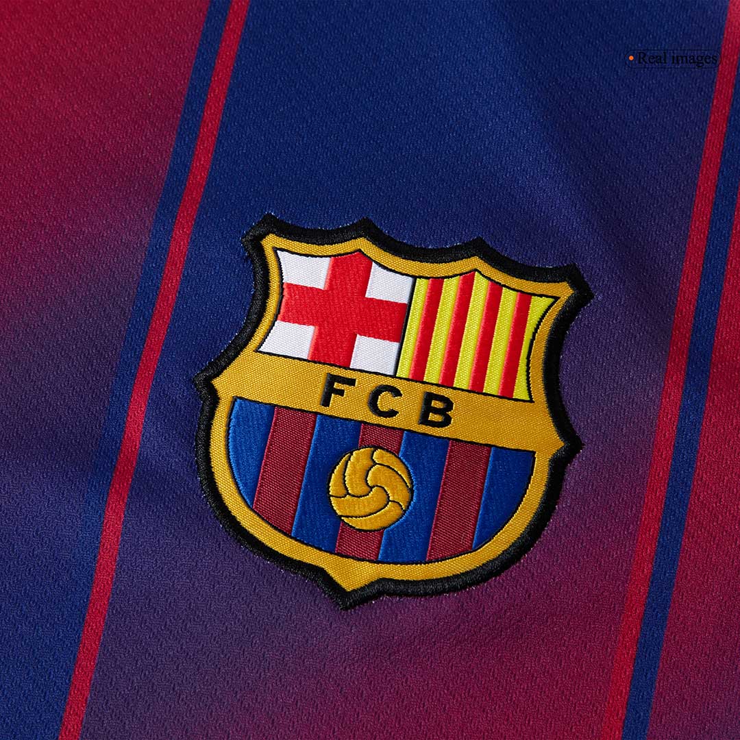 ROONY #19 Barcelona Tröja 2025/26 Hemma Premium Röd & Blå-8