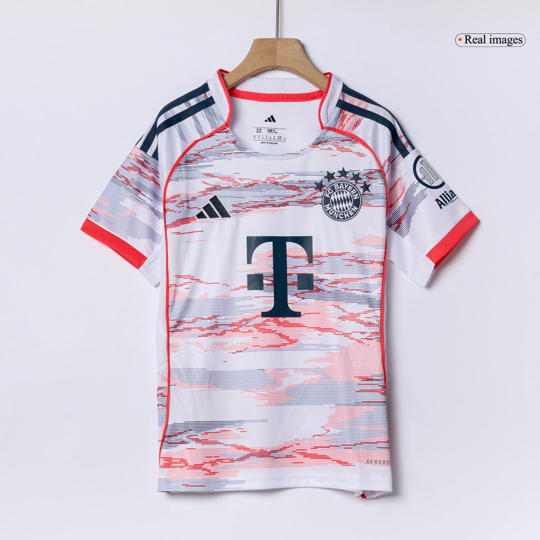 Bayern Munich Tröja 2025/26 Borta Vit Barn