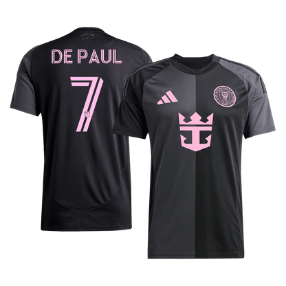 Inter Miami CF Tröja DE PAUL #7 2025 Borta Black&Gray
