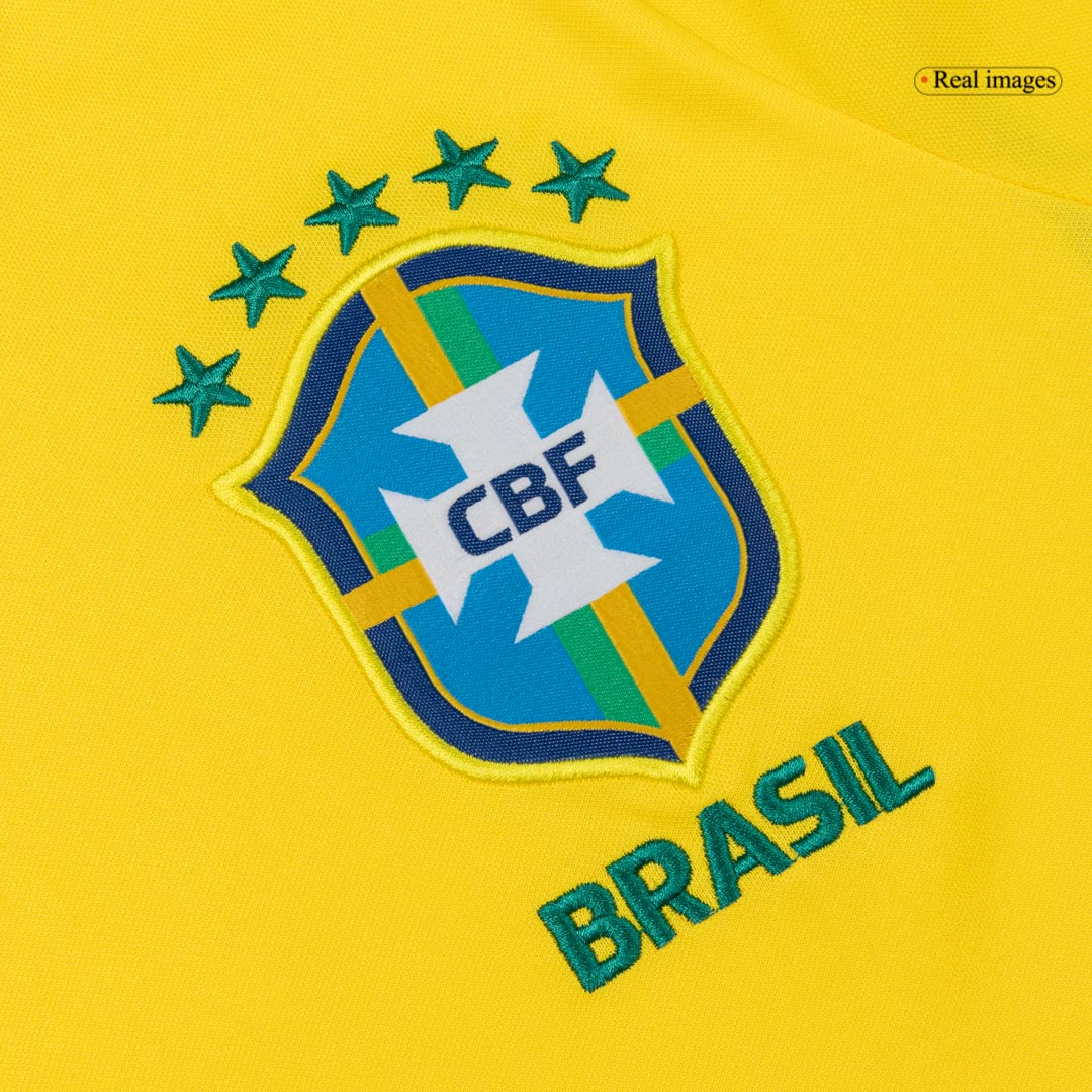 Brasilien Tröja ENDRICK #19 2026 Hemma Gul