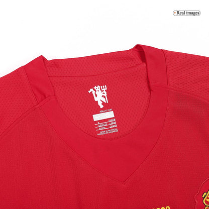 SCHOLES #18 Manchester United Hemmatröja 2007/08 Retro Tröja
 Röd - UCL Final-9