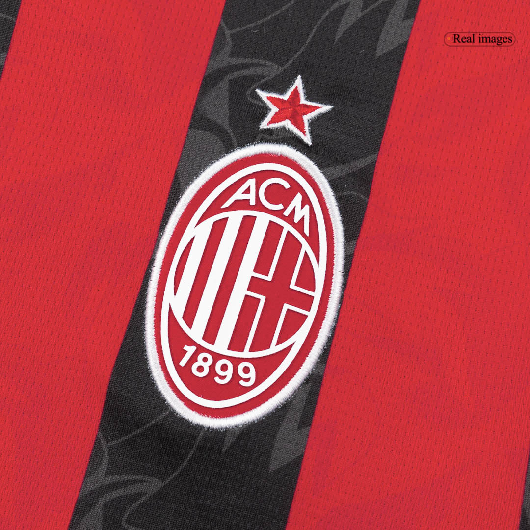 MODRIĆ #14 AC Milan Tröja 2025/26 Hemma Premium Röd & Svart-8