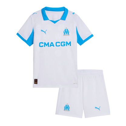 Marseille Tröja 2025/26 Hemma Vit Barn