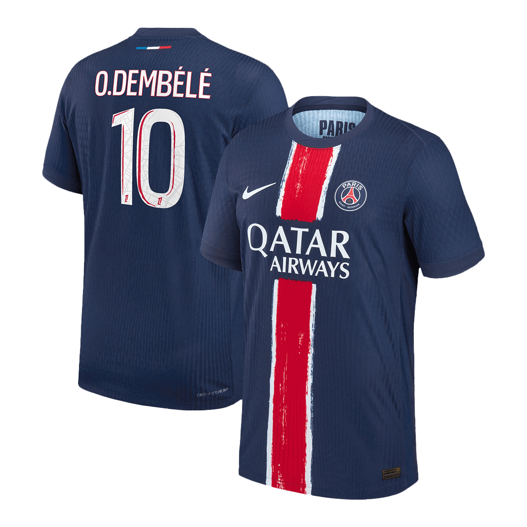PSG Tröja O.DEMBÉLÉ #10 2024/25 Hemma Mörkblå