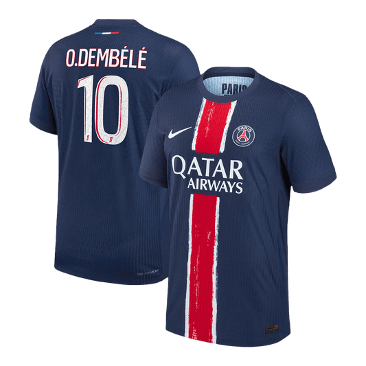 PSG Tröja O.DEMBÉLÉ #10 2024/25 Hemma Mörkblå