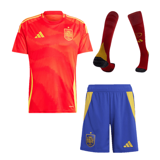 Spanien Tröja Hemmaställ Euro 2024 Röd