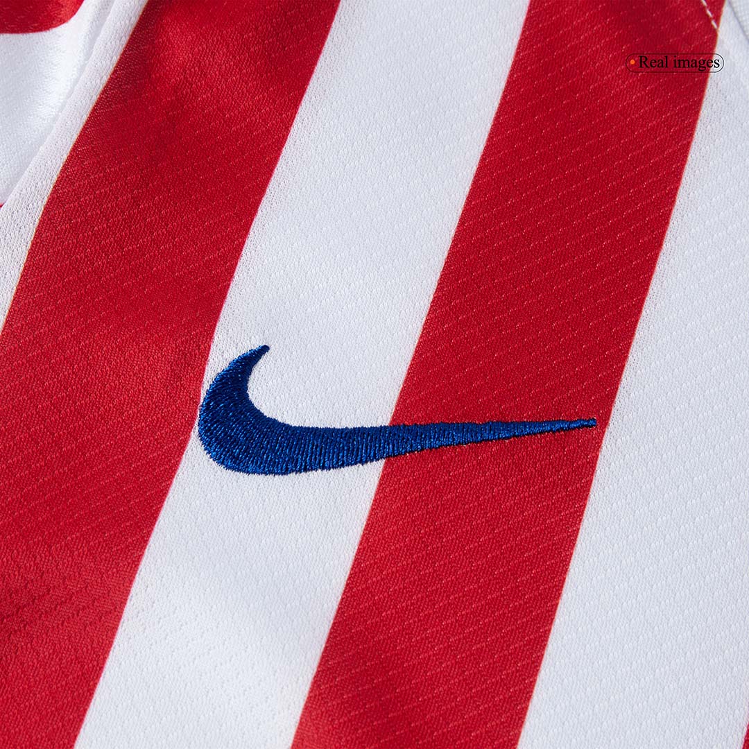 Atletico Madrid Tröja 2025/26 Hemmaställ Röd & Vit Barn-9