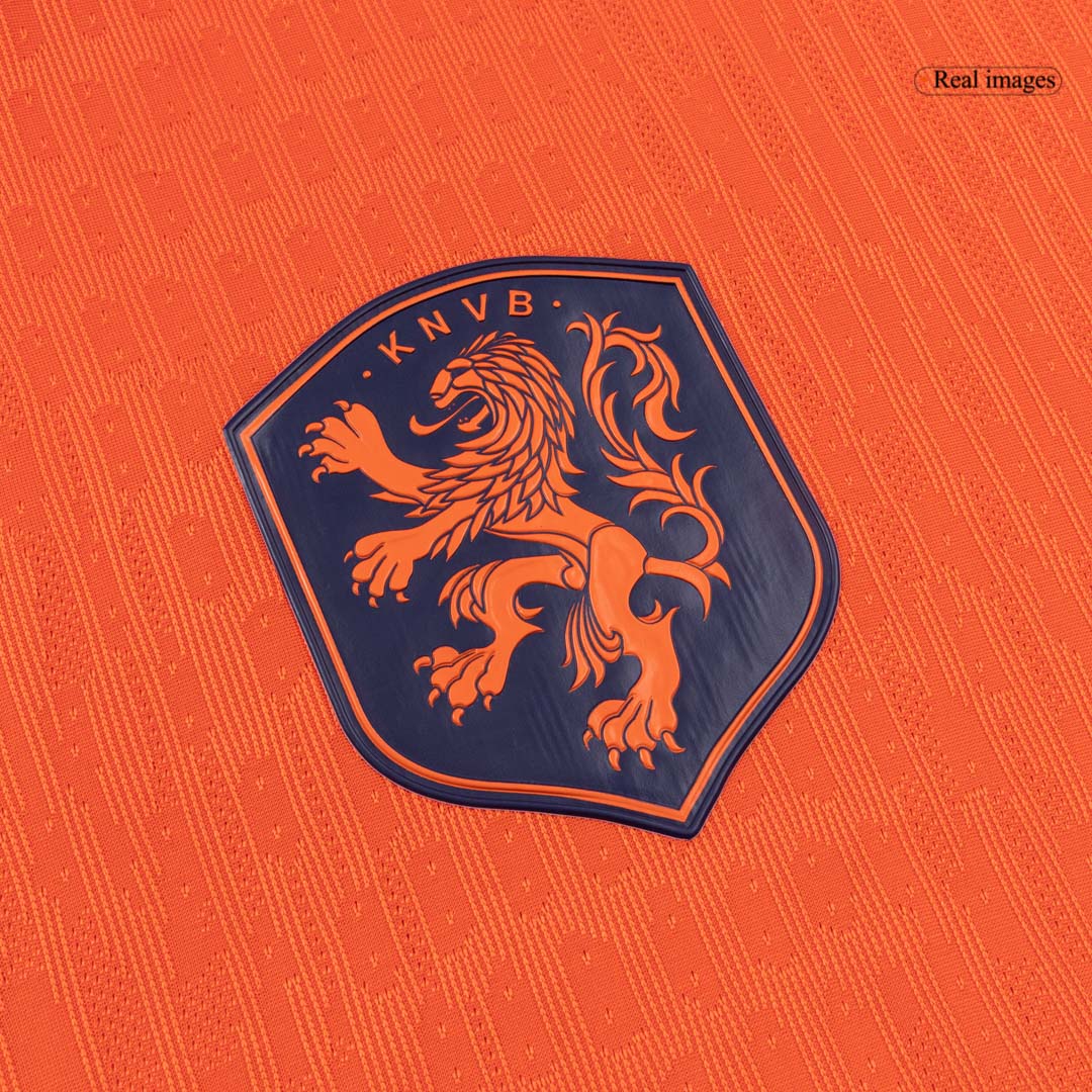Nederländerna Tröja VIRGIL #4 2026 Hemma Autentisk Orange