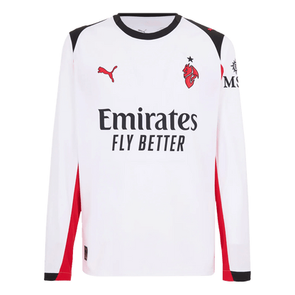 AC Milan Tröja 2025/26 Borta Långärmad Vit