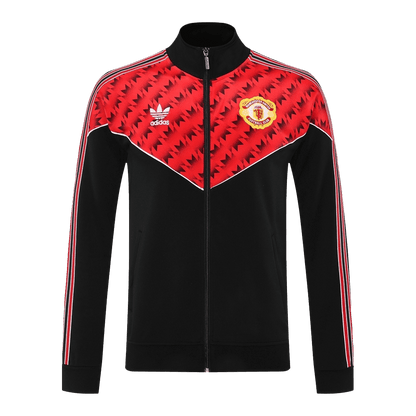Manchester United Träningsset (Jacka+Byxor) 2025/26 Röd & Svart-24