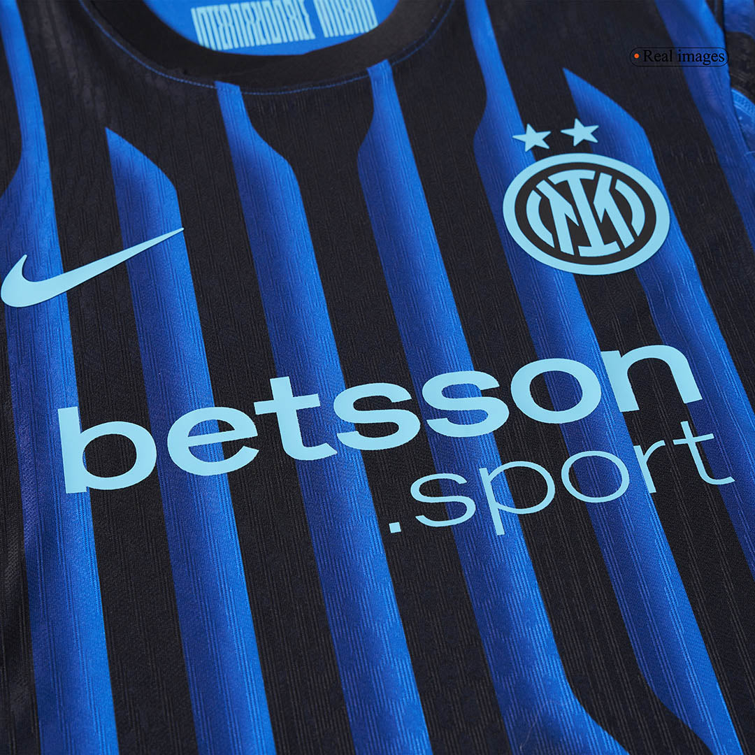 Inter Milan Tröja DUMFRIES #2 2025/26 Hemma Autentisk Blå och svart