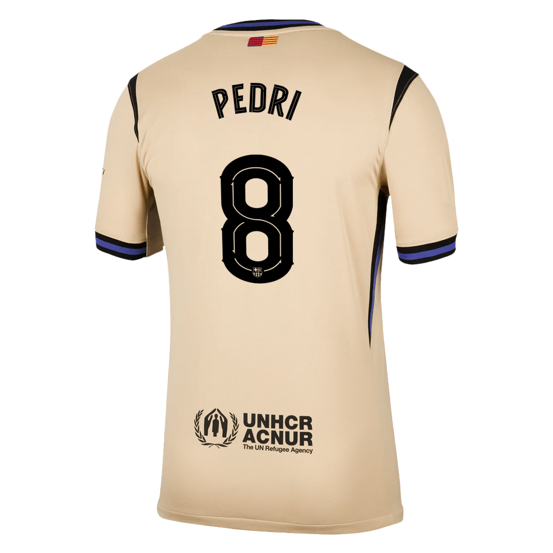 Barcelona Tröja PEDRI #8 2025/26 Borta Gul - UCL-13