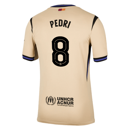 Barcelona Tröja PEDRI #8 2025/26 Borta Gul - UCL-13