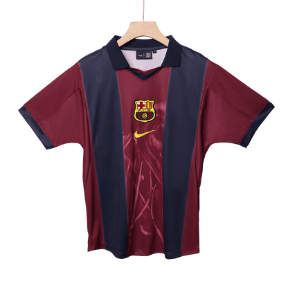 Barcelona Hemmatröja 2000/01 Retro Tröja
 Röd & Blå-12