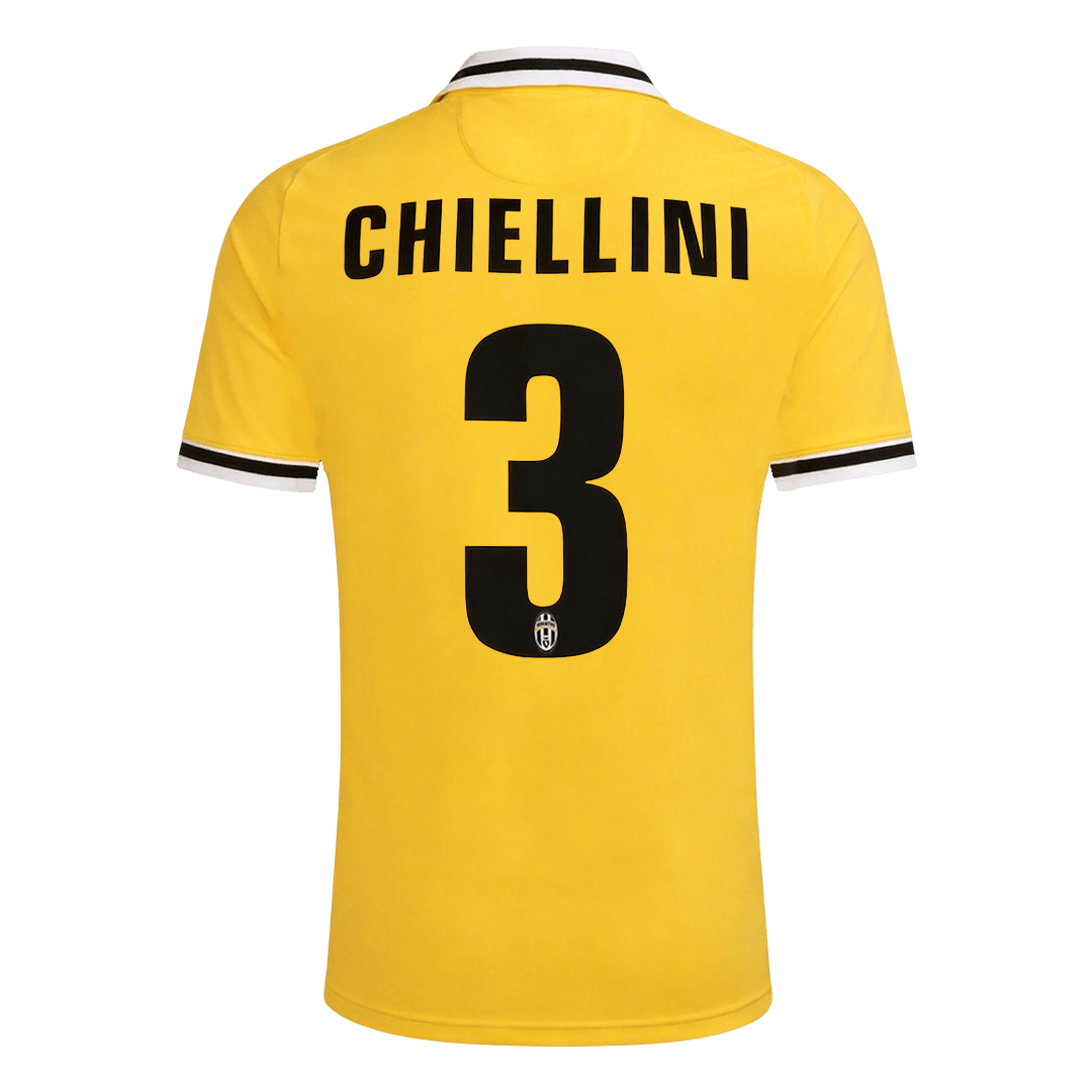 CHIELLINI #3 Juventus Bortatröja 2013/14 Retro Tröja
 Gul-3