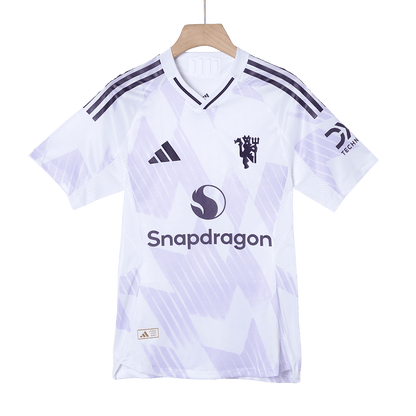 Manchester United Tröja 2025/26 Borta Vit-10