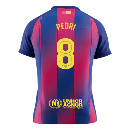 PEDRI #8 Barcelona Tröja 2025/26 Hemma Premium Röd & Blå - UCL-9