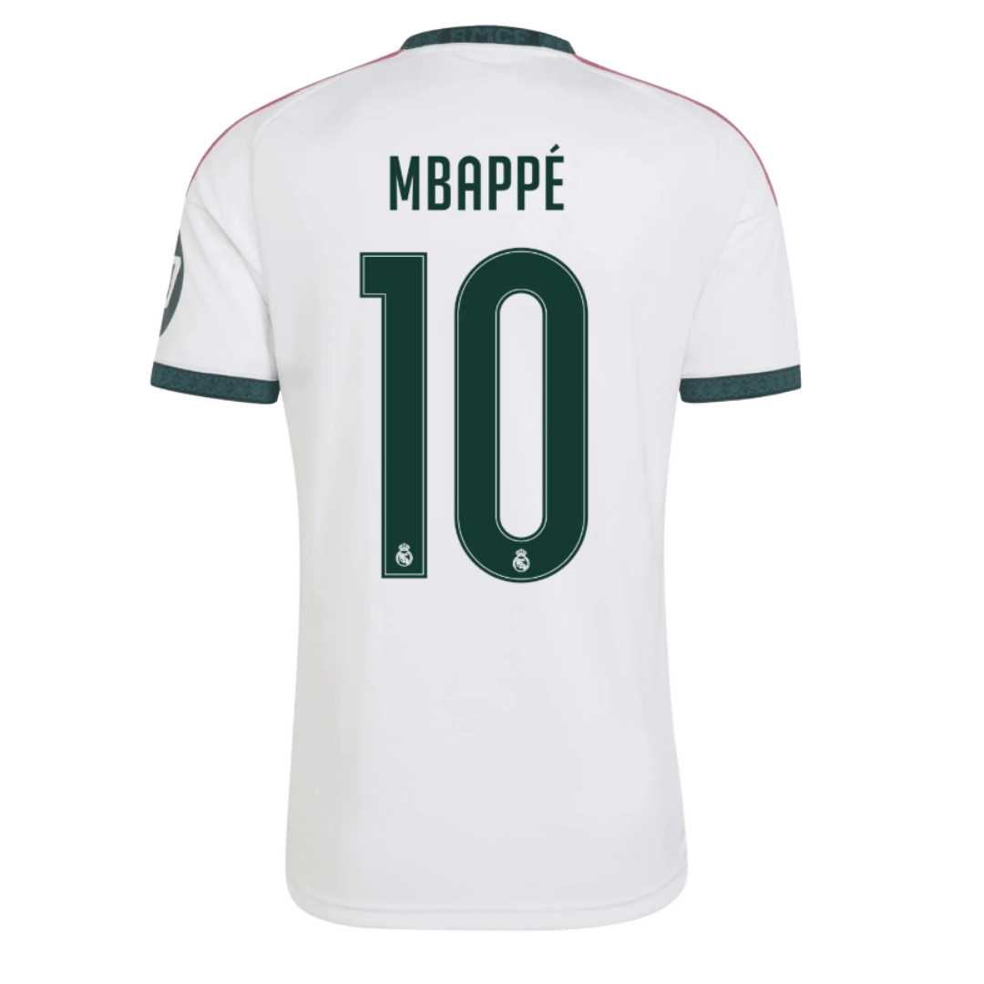 Real Madrid Tröja MBAPPÉ #10 2026/27 Hemma Autentisk Vit-3