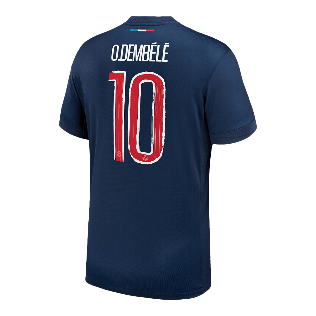 PSG Tröja O.DEMBÉLÉ #10 2024/25 Hemma Mörkblå - UCL-10