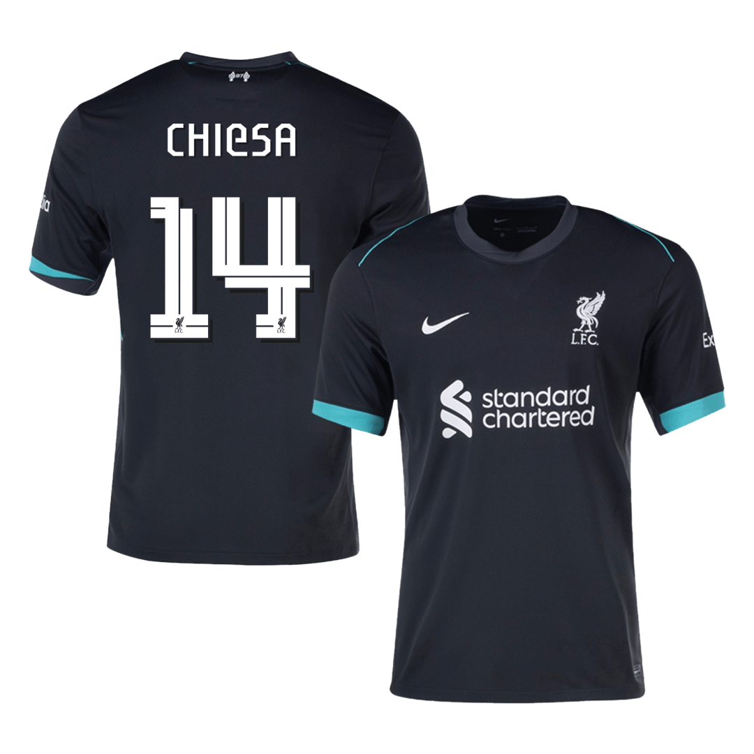 Liverpool Tröja CHIESA #14 2024/25 Borta - UCL