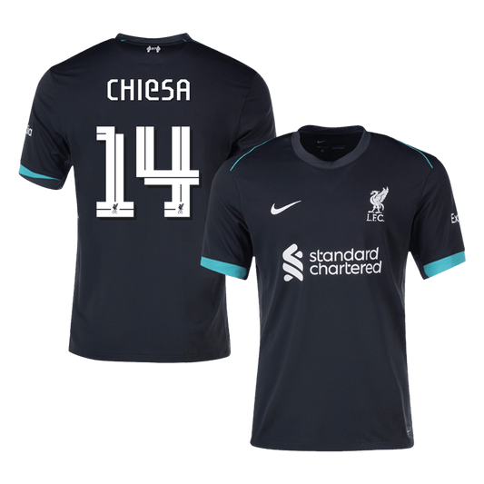 Liverpool Tröja CHIESA #14 2024/25 Borta - UCL