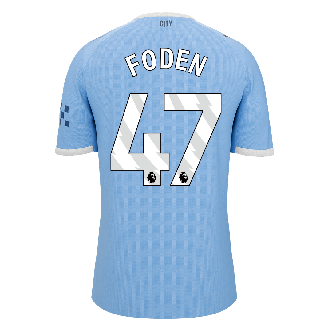 FODEN #47 Manchester City Tröja 2025/26 Hemma Premium Blå