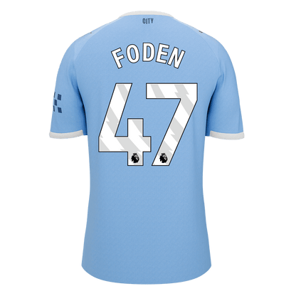 FODEN #47 Manchester City Tröja 2025/26 Hemma Premium Blå-10
