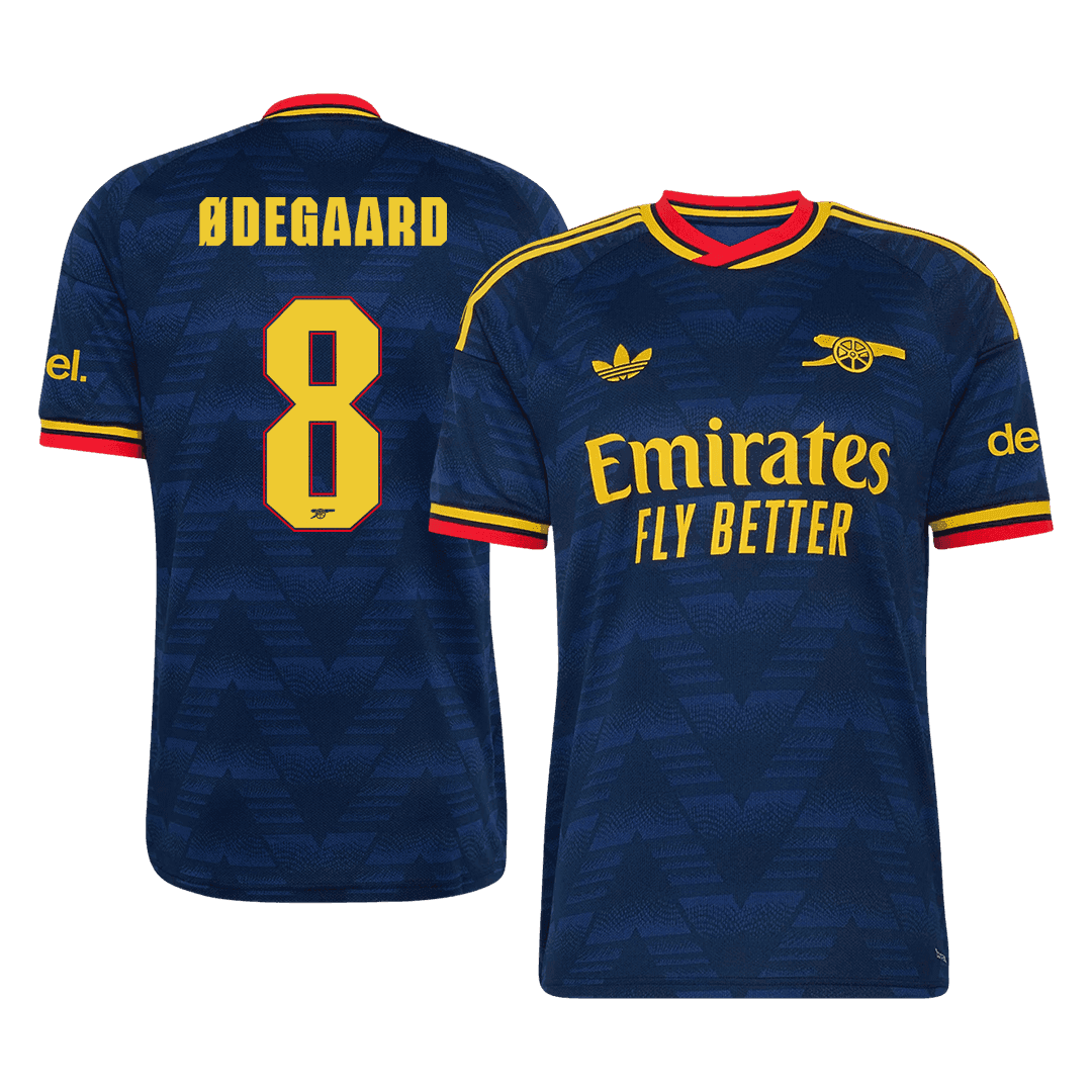 Arsenal Tröja ØDEGAARD #8 2026/27 Borta Mörkblå - UCL