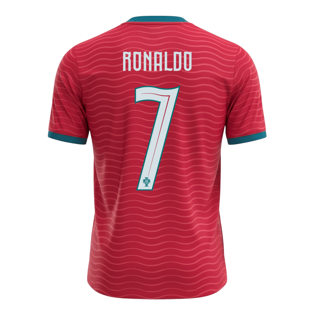 RONALDO #7 Portugal Tröja 2026 Hemma Premium Röd
