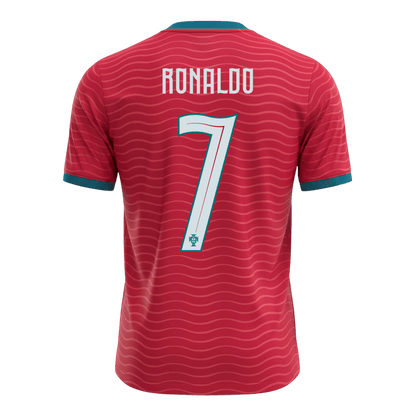 RONALDO #7 Portugal Tröja 2026 Hemma Premium Röd-8