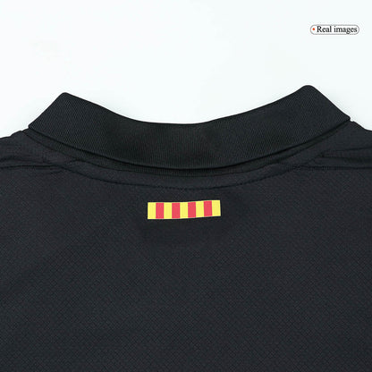 Barcelona Tröja 2024/25 Borta Svart-4
