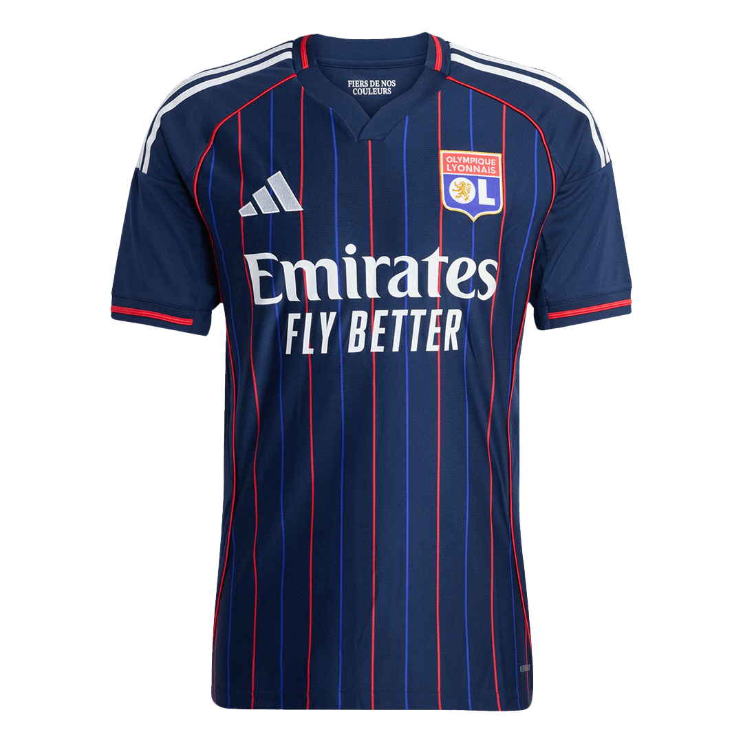 Olympique Lyonnais Tröja 2025/26 Borta Mörkblå
