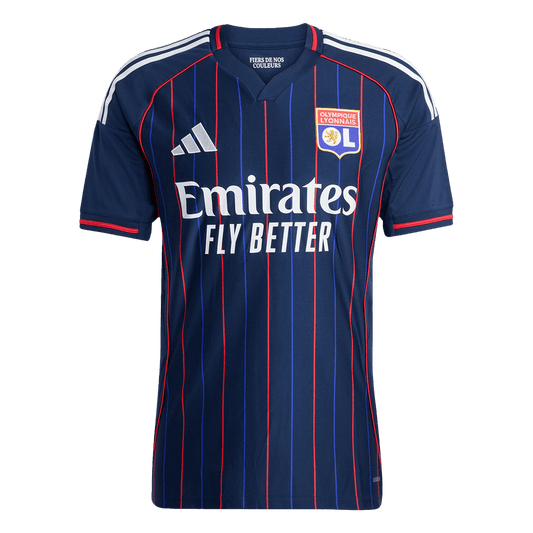 Olympique Lyonnais Tröja 2025/26 Borta Mörkblå