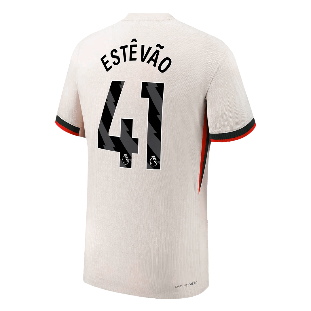 Chelsea Tröja ESTÊVÃO #41 2025/26 Borta Vit