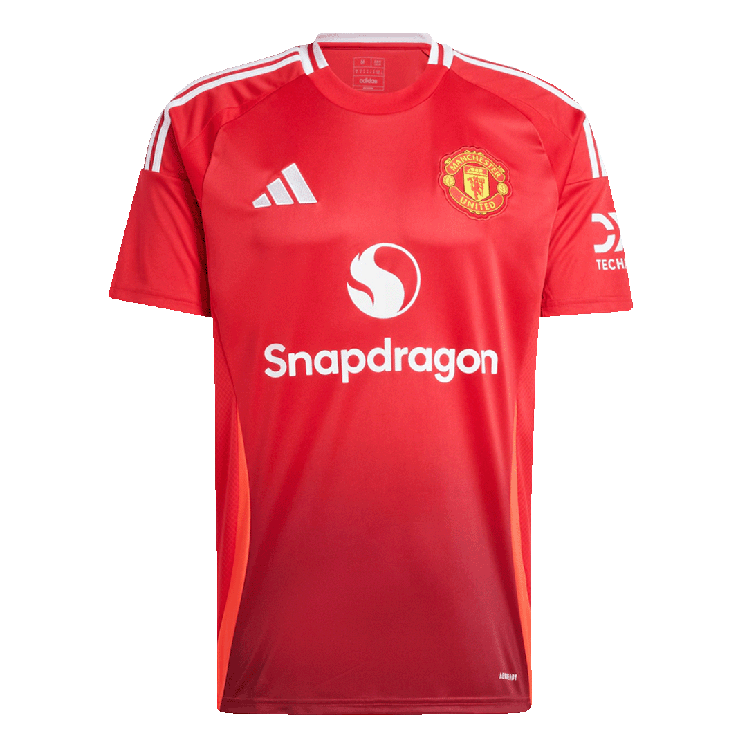 Manchester United Tröja Hemmaställ 2024/25 Röd-5