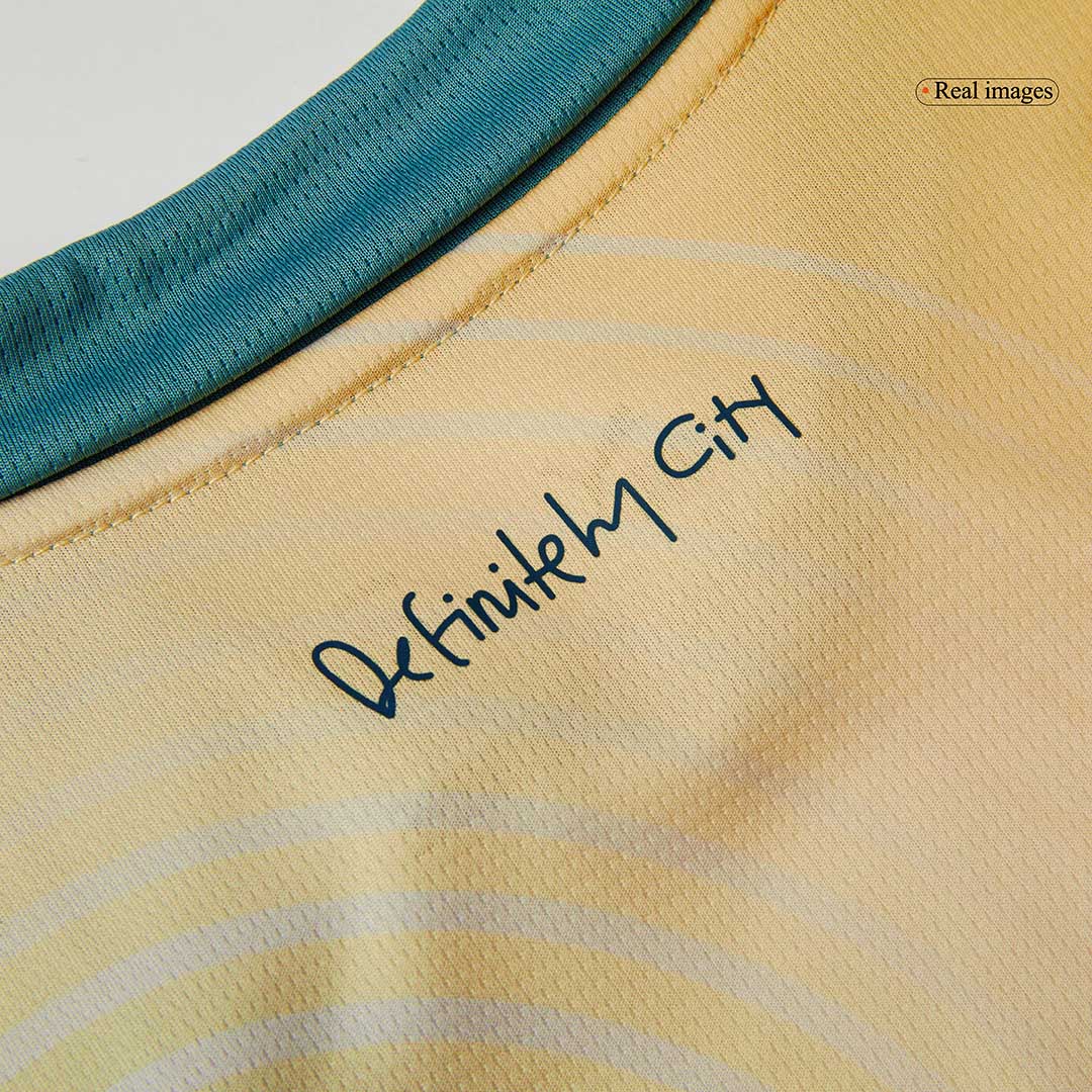 Manchester City Tröja 2024/25 Fourth Away Blå Barn - Definitely City-4