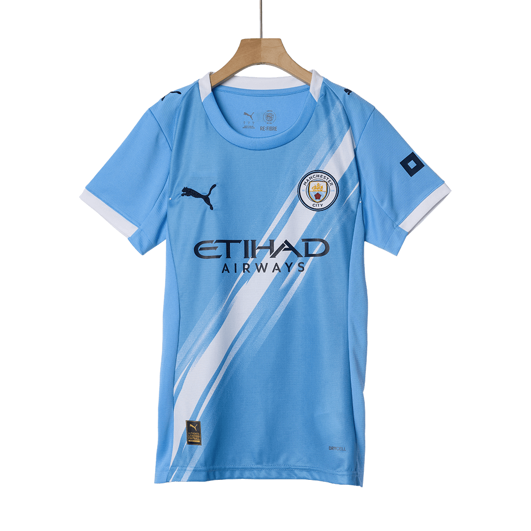 Manchester City Tröja 2025/26 Hemma Blå Dam-11