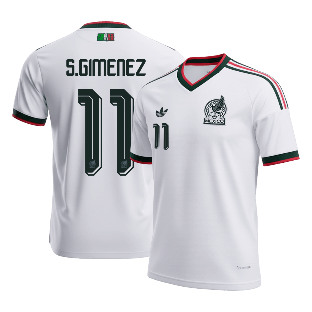 Mexiko Tröja S.GIMENEZ #11 2026 Borta Vit