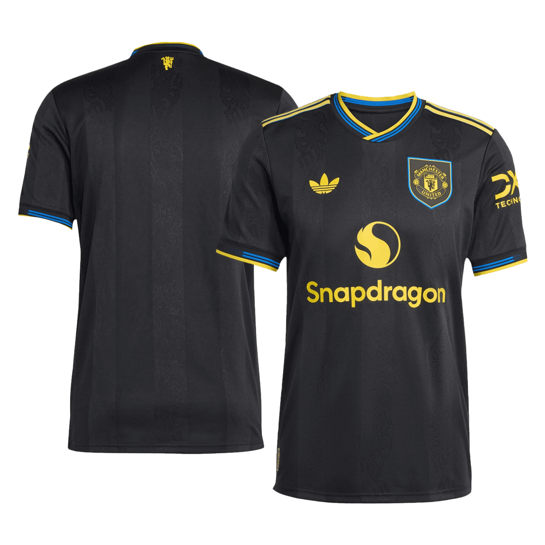 Manchester United Tröja 2025/26 Tredje Svart