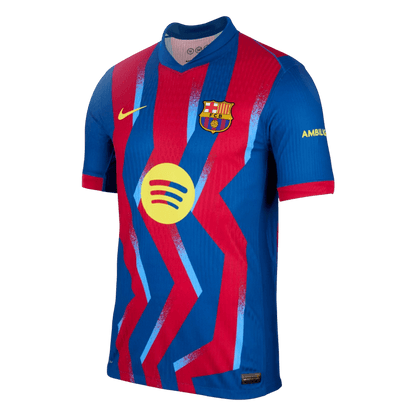 Barcelona Tröja 2025/26 Fourth Away Autentisk Röd & Blå