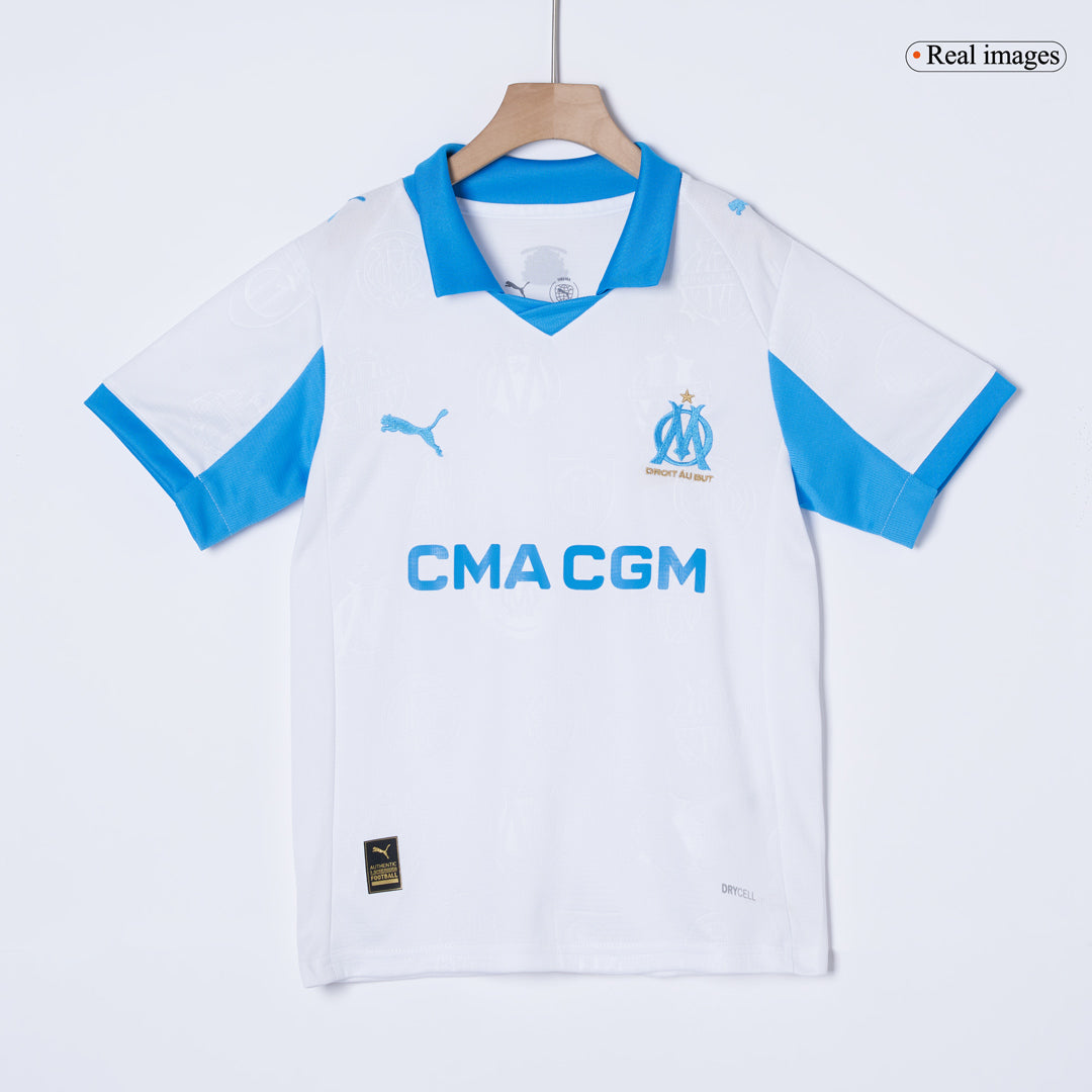 Marseille Tröja 2025/26 Hemma Vit Barn