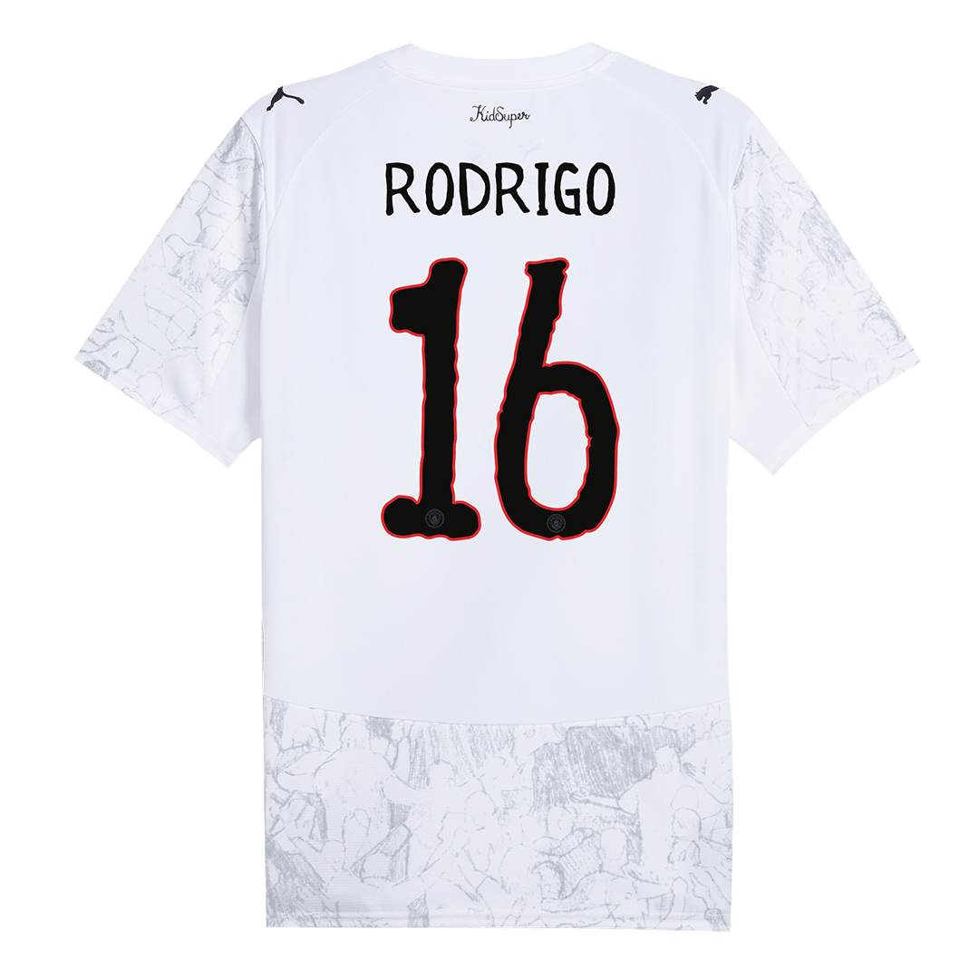 Manchester City Tröja RODRIGO #16 2025/26 Vit