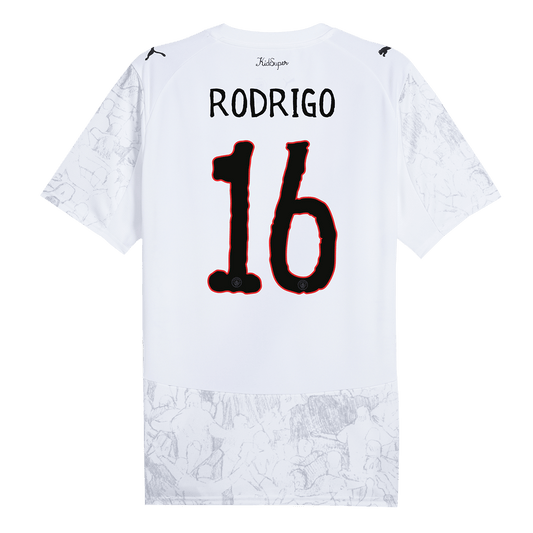 Manchester City Tröja RODRIGO #16 2025/26 Vit-1
