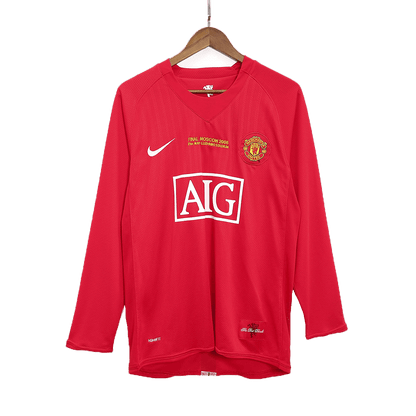 Manchester United Hemmatröja 2007/08 Retro Tröja
