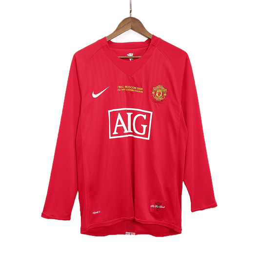 Manchester United Hemmatröja 2007/08 Retro Tröja
