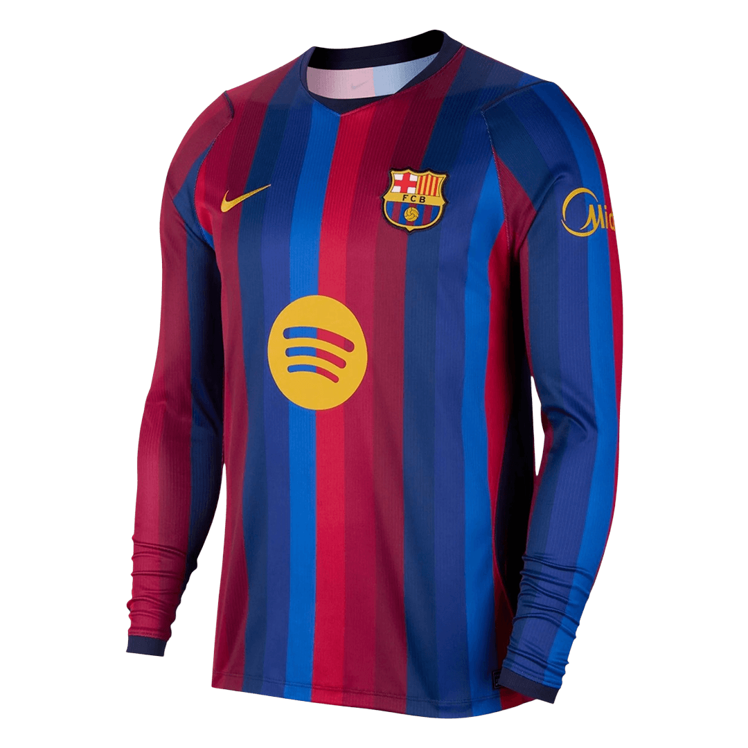 Barcelona Tröja 2026/27 Hemma Långärmad Röd & Blå