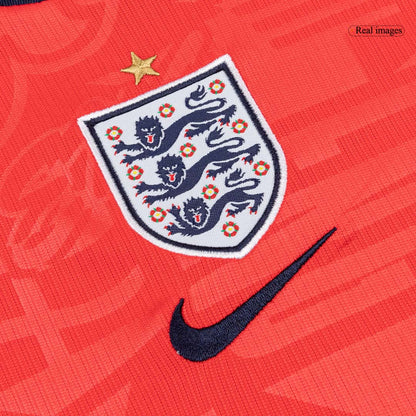 England Tröja 2026 Borta Röd Barn-8