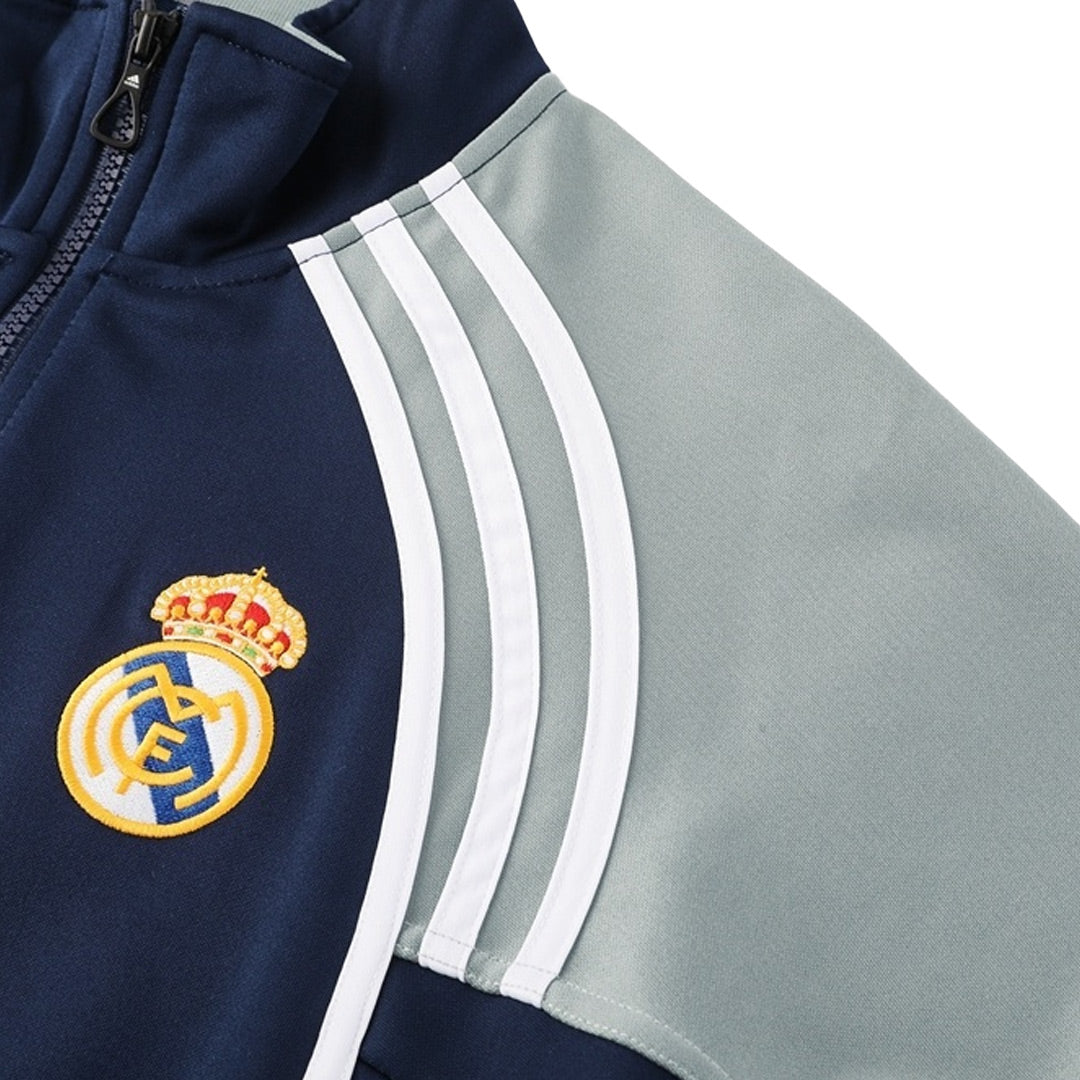 Real Madrid Träningsset (Jacka+Byxor) 2025/26 Mörkblå