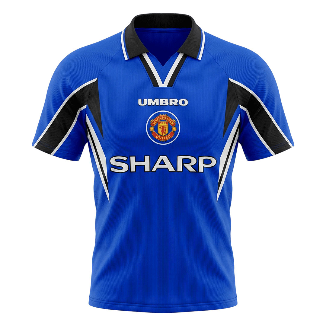 Manchester United Tredjetröja 1996/97 Retro Tröja
 Blå