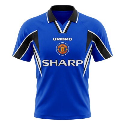 Manchester United Tredjetröja 1996/97 Retro Tröja
 Blå